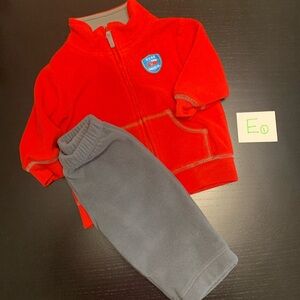 Carter’s Red Sweater with Grey Pants 2-Piece Set